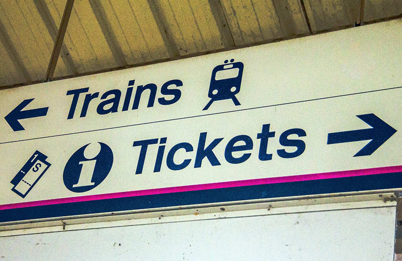 Ticket sign