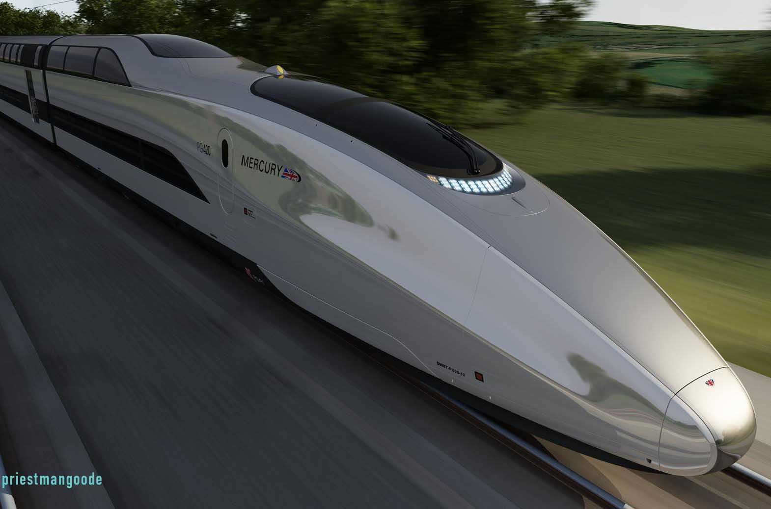 Design for a high speed train by Priestmangoode