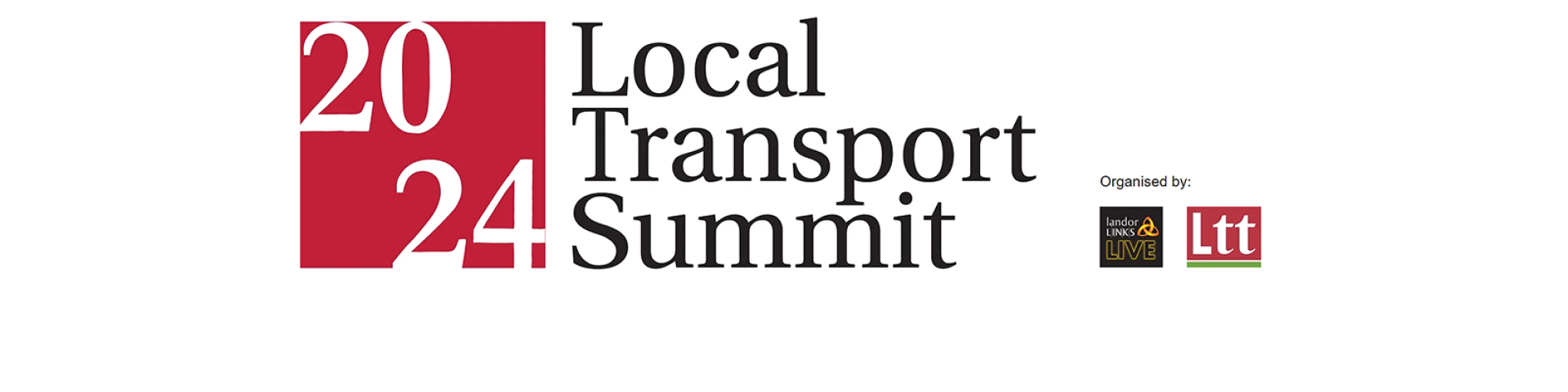 Local Transport Summit 2024 banner