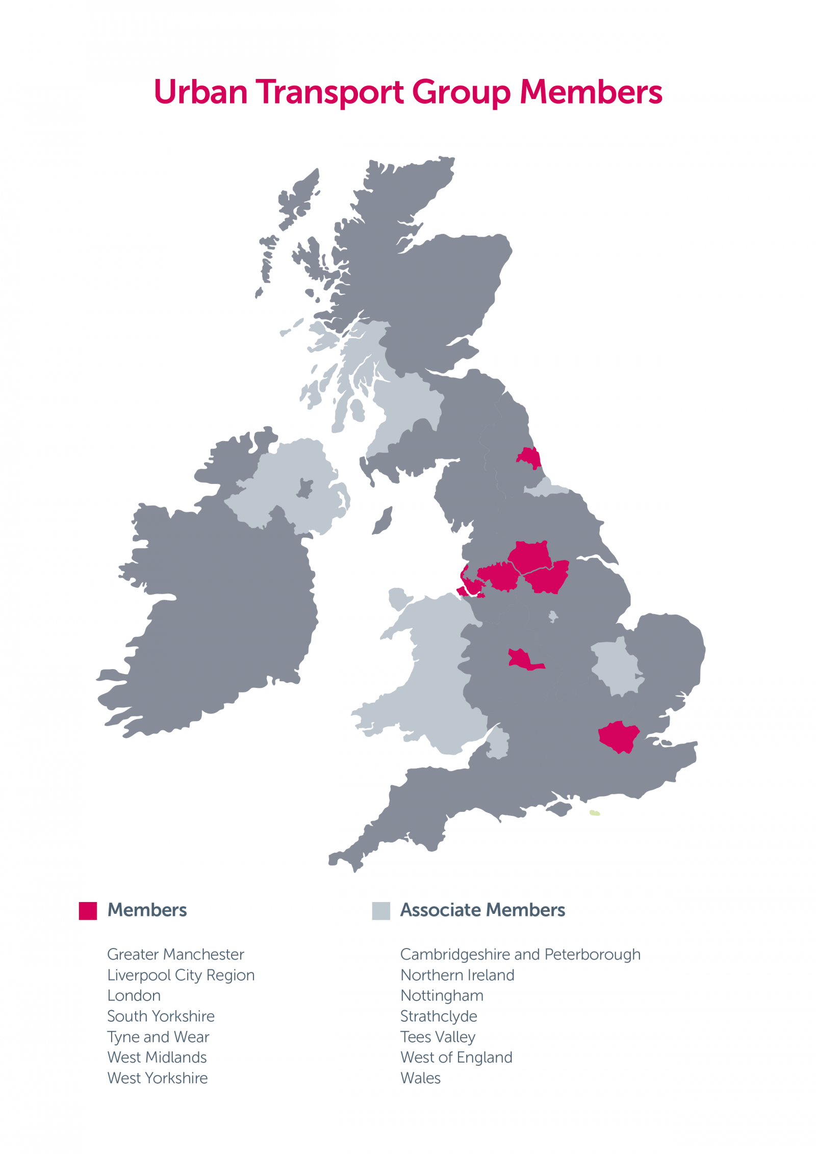 UTG member map