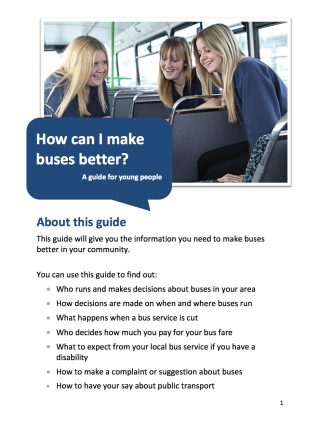 How can I make buses better? 