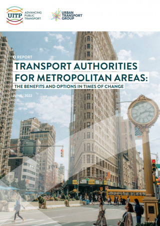 Transport authorities for metropolitan areas report cover
