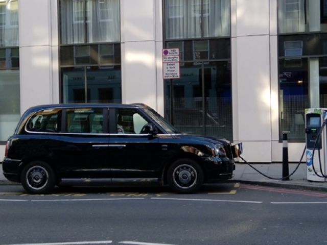 Electric London taxi