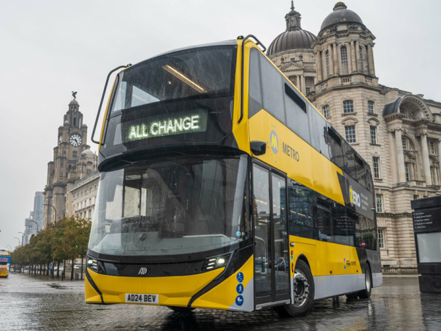 A bus in Liverpool